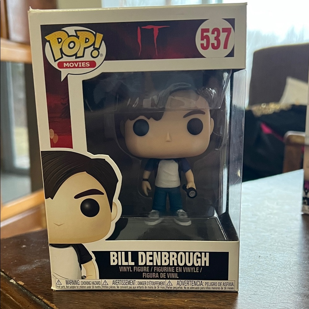 Funko Pop! Movies Bill Denbrough Vinyl Figure - Blue, White, Black